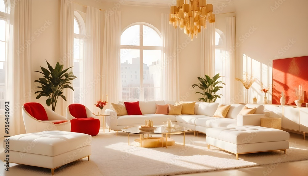 Photo interior modern design room 3d illustration Photo interior modern design room 3d illustration