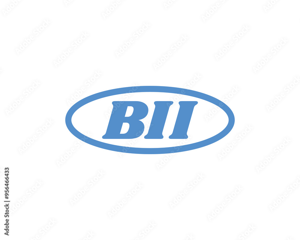 BII logo design vector template. BII BII logo design vector template. BII