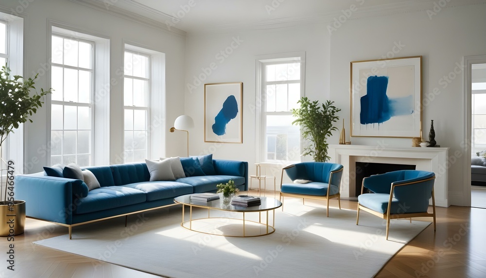 Photo interior modern design room 3d illustration Photo interior modern design room 3d illustration