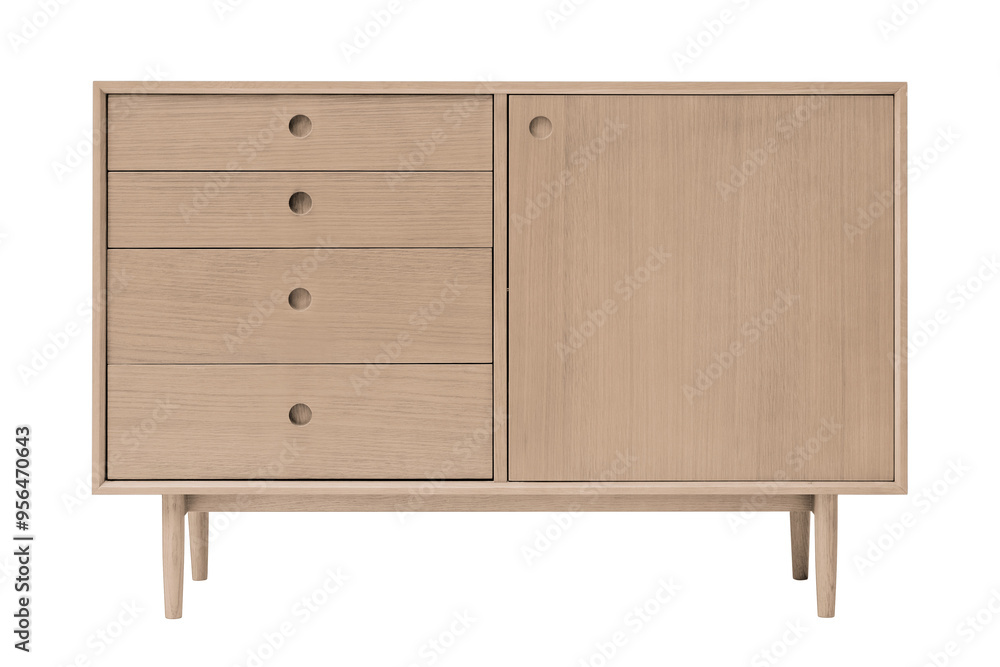 Retro sideboard png sticker, transparent background Retro sideboard png sticker, transparent background