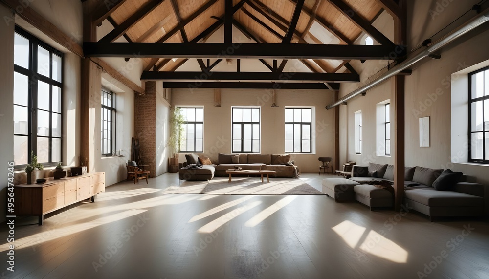 Photo interior modern design room 3d illustration