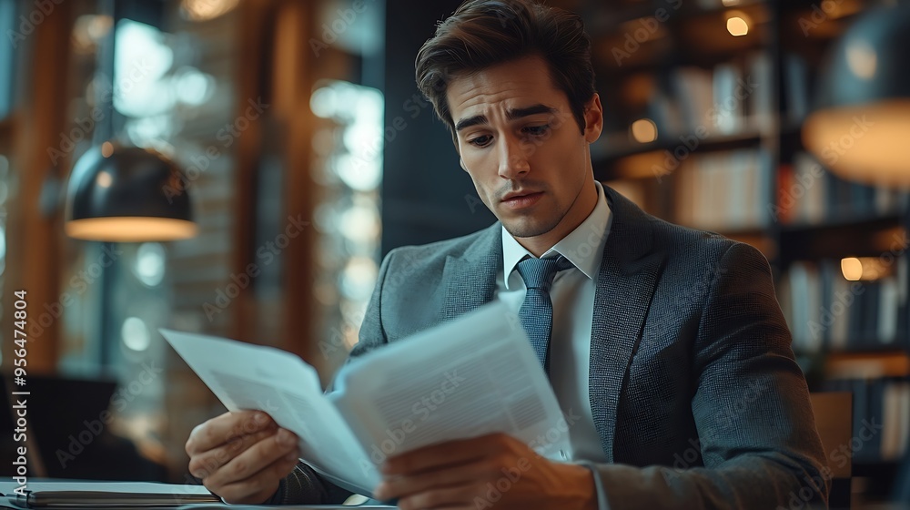 Lawyer Business Lawyer working on Legal matters at the office : Generative AI Lawyer Business Lawyer working on Legal matters at the office : Generative AI