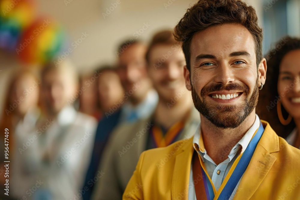 Fototapeta premium Promoting Diversity and Inclusion in the Workplace: The Role of LGBT Leaders and Insurance