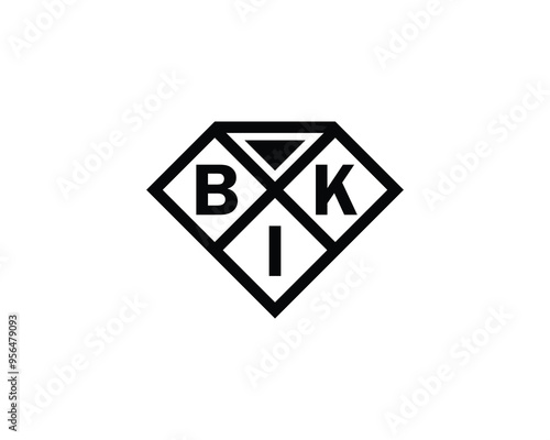 BIK logo design vector template. BIK