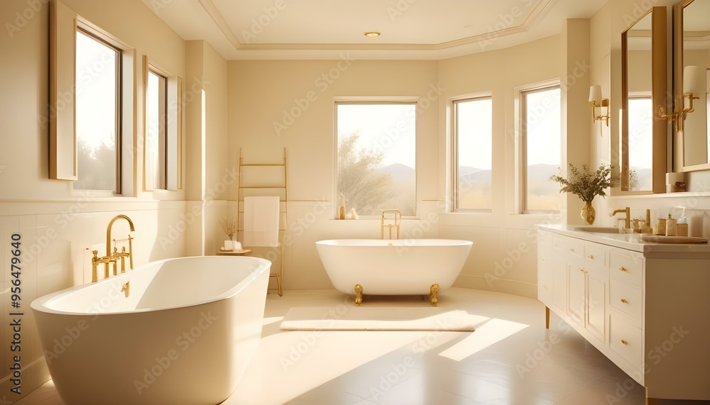 Photo interior modern design room 3d illustration Photo interior modern design room 3d illustration