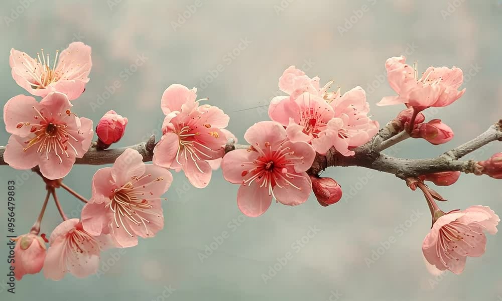 Delicate Pink Blossoms in Spring Delicate Pink Blossoms in Spring