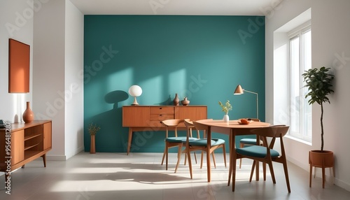 Photo interior modern design room 3d illustration