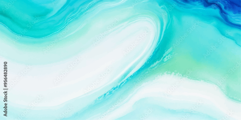 custom made wallpaper toronto digitalabstract soft blue and green abstract water color ocean wave texture background. Banner Graphic Resource as background for ocean wave and water wave abstract graphics	