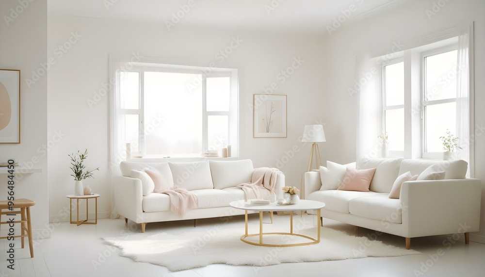 Photo interior modern design room 3d illustration Photo interior modern design room 3d illustration