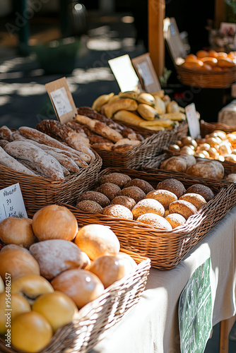 Market with local and organic products
 photo