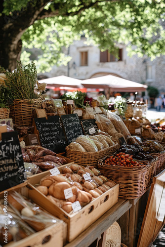 Market with local and organic products
 photo