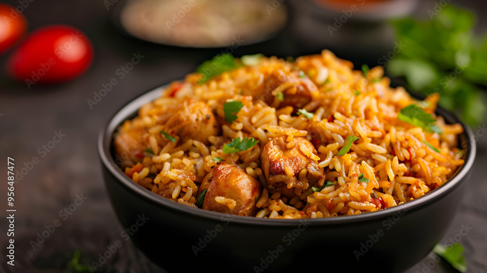 Chicken Biriyani Bowl Chicken Biriyani Bowl