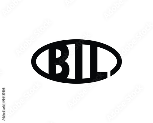 BIL logo design vector template. BIL