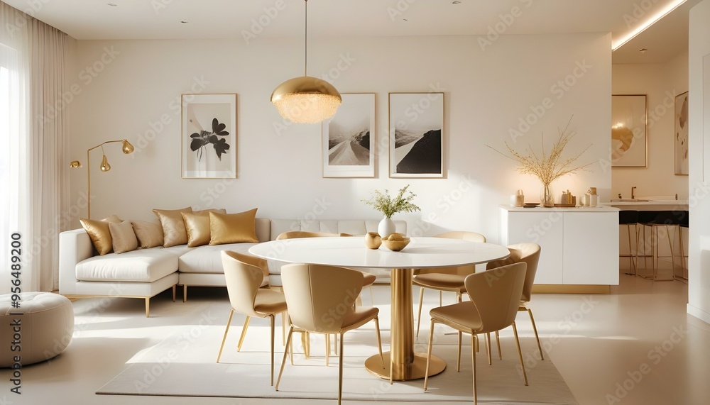 Photo interior modern design room 3d illustration Photo interior modern design room 3d illustration