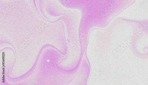 Colorful abstract liquid or fluid holo background with grainy noise effect abstract purple and blue fluid shapes against a light background photo