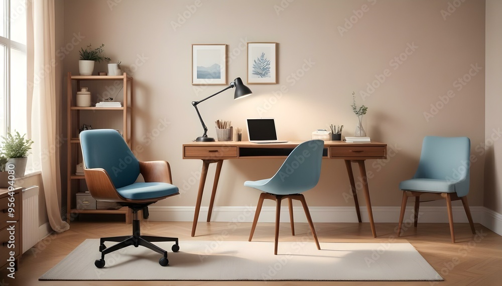 Photo interior modern design room 3d illustration Photo interior modern design room 3d illustration