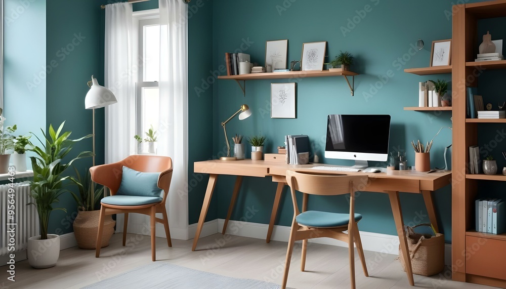Photo interior modern design room 3d illustration Photo interior modern design room 3d illustration