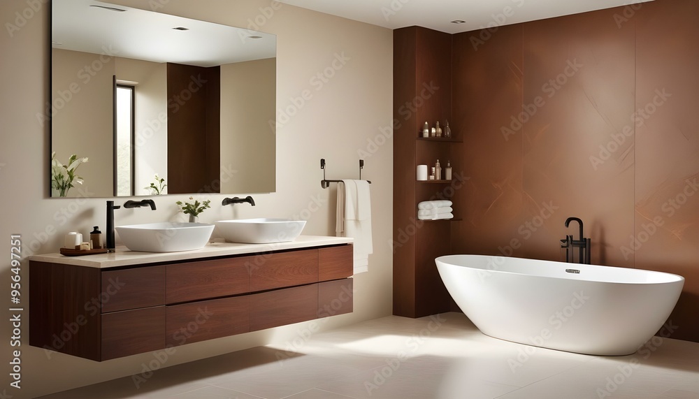 Photo interior modern design room 3d illustration