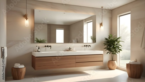 Wallpaper Mural Photo interior modern design room 3d illustration Torontodigital.ca