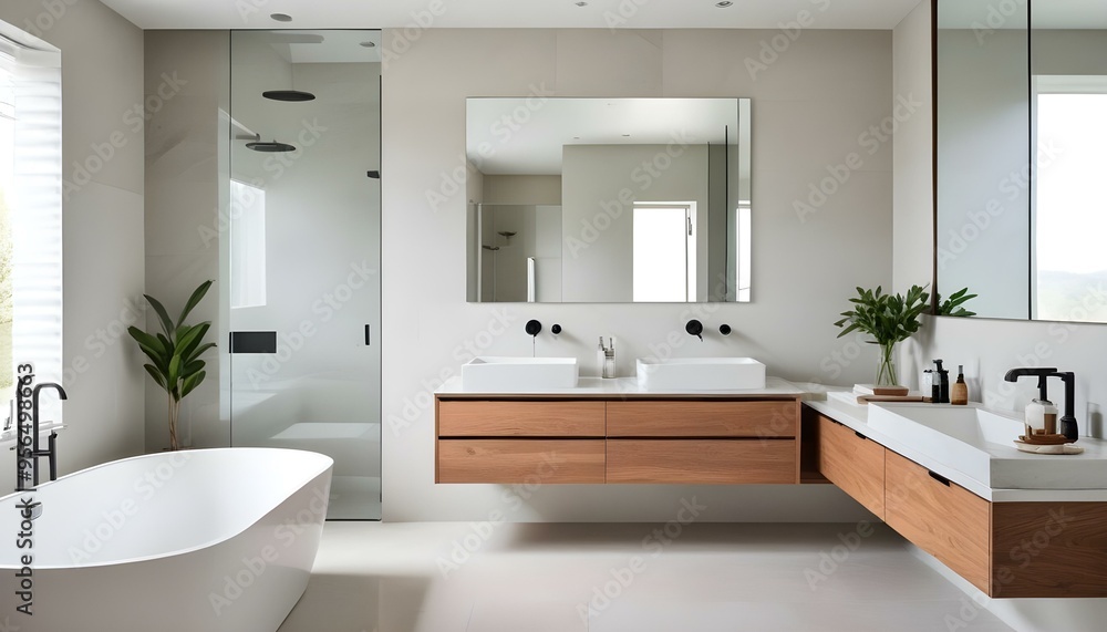 Photo interior modern design room 3d illustration Photo interior modern design room 3d illustration