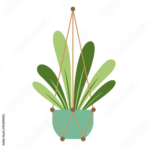 Indoor Potted Plants Illustration perfect for your design needs, for posters, patterns, borders, and backgrounds related to flowers and plants