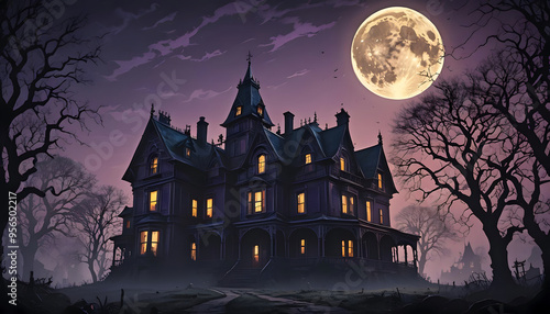 Haunted Mansion Halloween Night