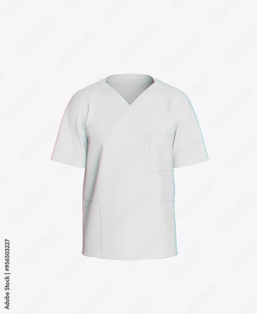 Medical Shirt Mockup. 3D Model Medical Shirt Mockup. 3D Model