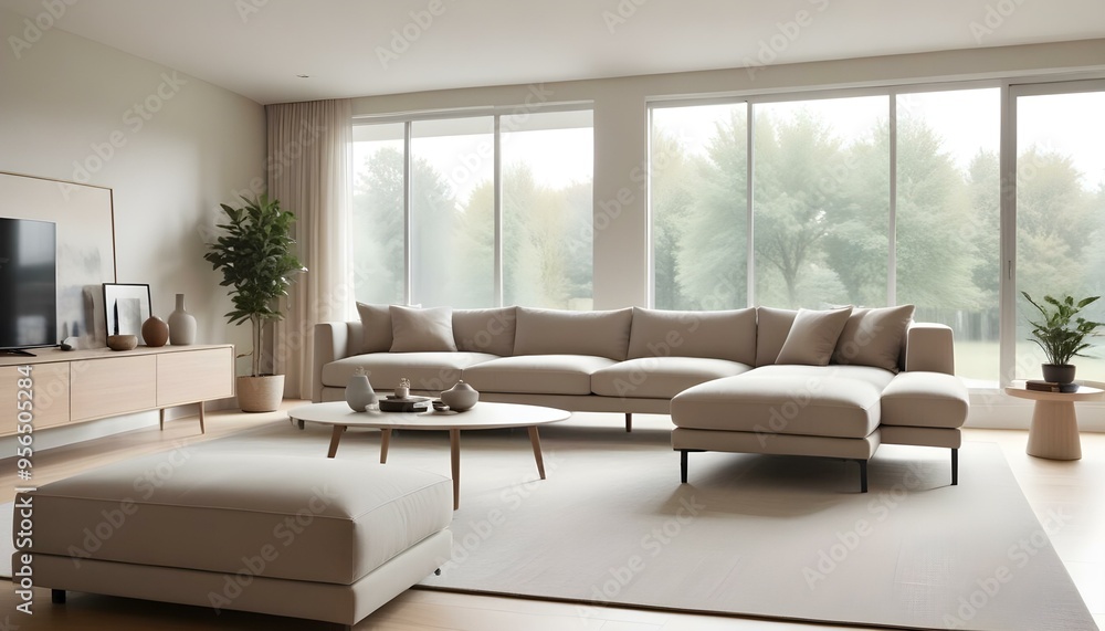 Photo interior modern design room 3d illustration Photo interior modern design room 3d illustration