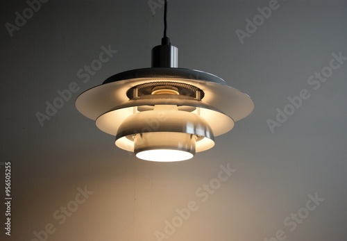 Mid century modern pendant lamp.