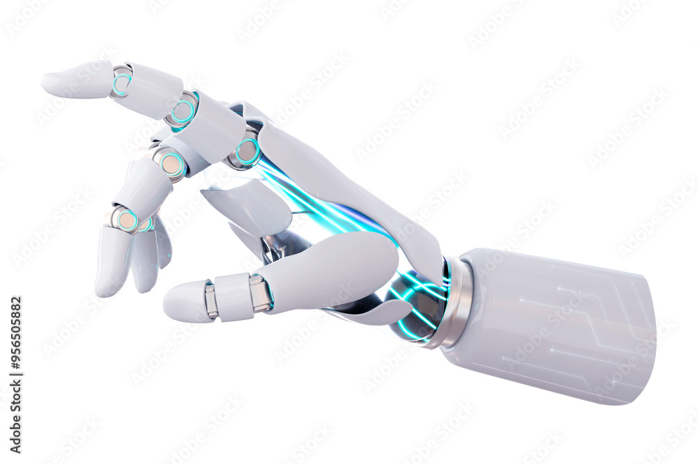 Robotic hand png on transparent background Robotic hand png on transparent background