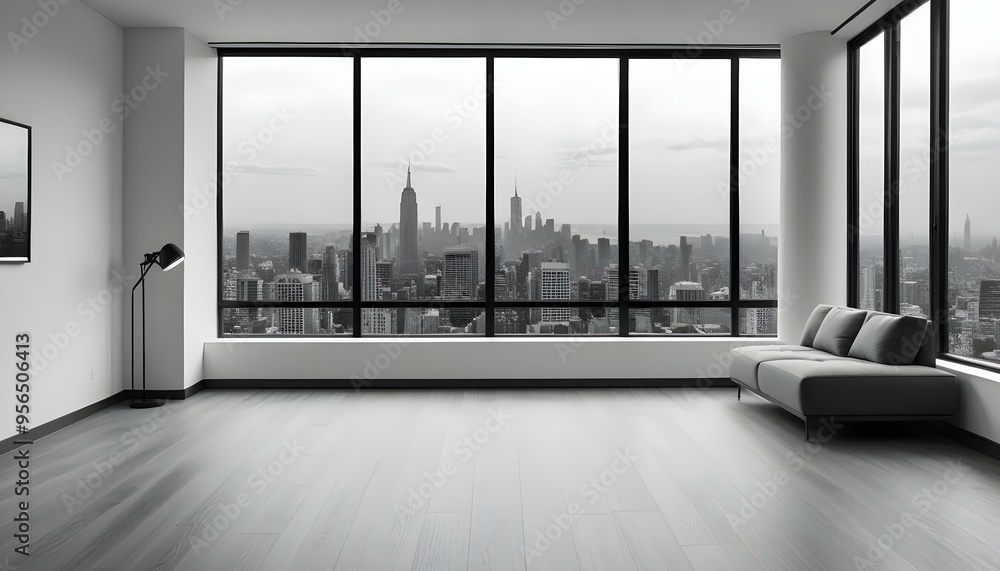 Photo interior modern design room 3d illustration Photo interior modern design room 3d illustration