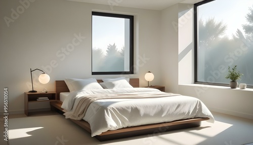 Photo interior modern design room 3d illustration