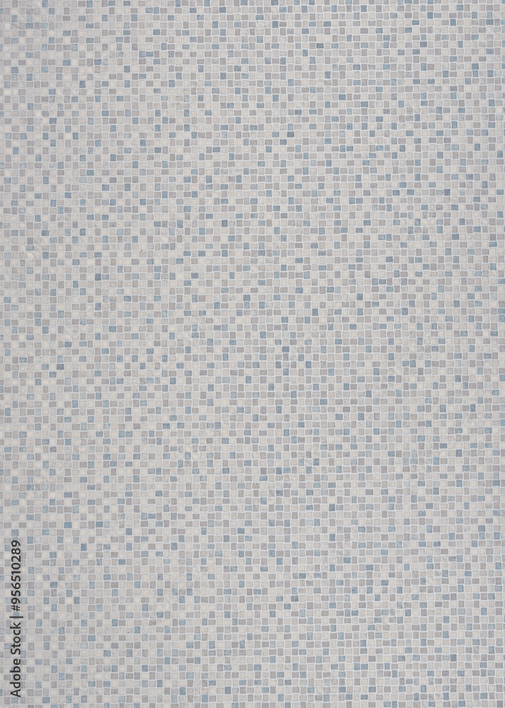 Fototapeta premium Blue and Grey Mosaic Tile Pattern for Wall or Floor Decoration 