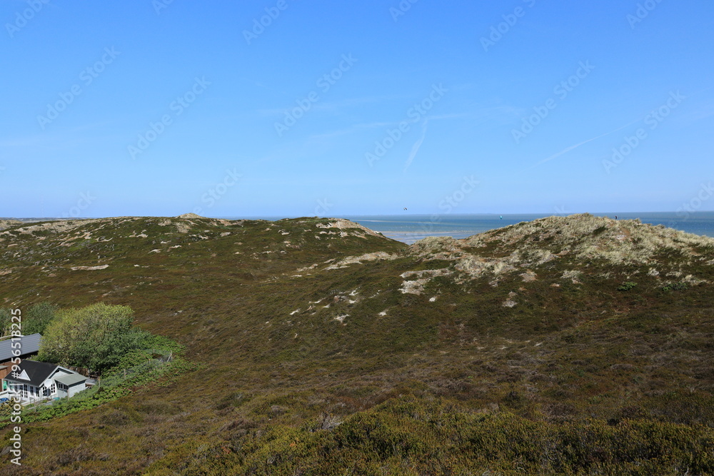 Blick auf die Küstenlandschaft der Insel Sylt bei Hörnum