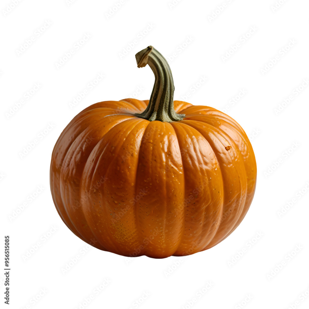 A pumpkin Isolated on a transparent background. Ai generative A pumpkin Isolated on a transparent background. Ai generative