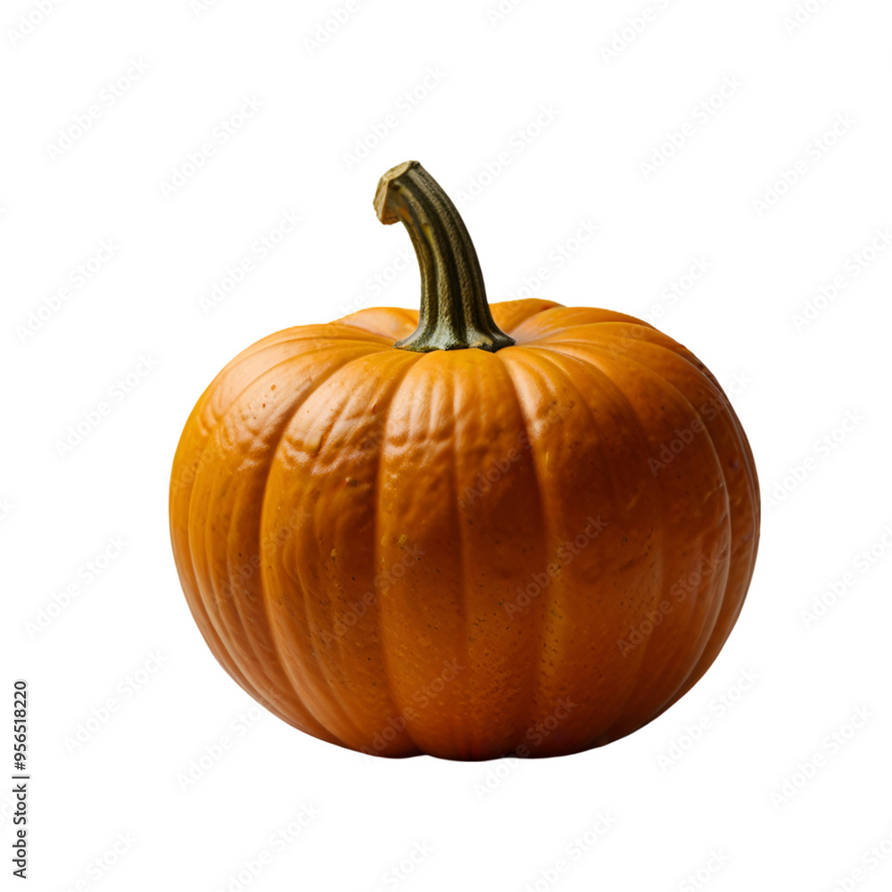 A pumpkin Isolated on a transparent background. Ai generative A pumpkin Isolated on a transparent background. Ai generative