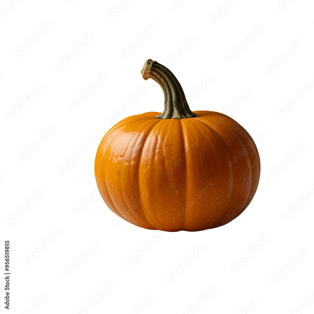 A pumpkin Isolated on a transparent background. Ai generative