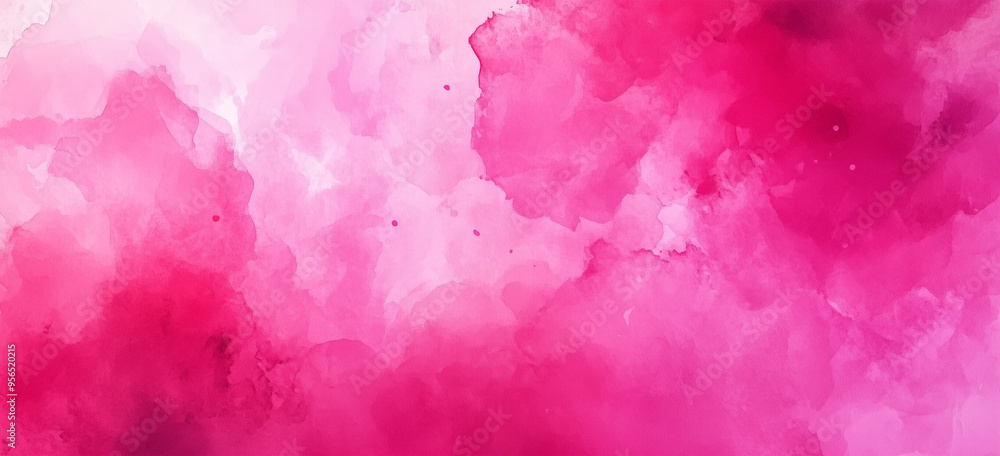 Fototapeta premium Pink Watercolor Abstract Background