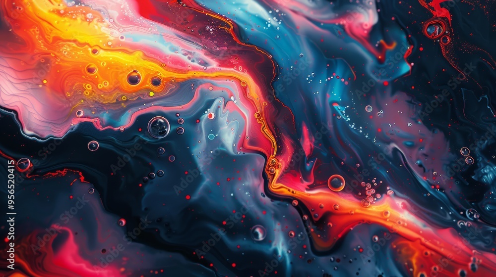 Flow of Liquid Paints in Mix Flow of Liquid Paints in Mix
