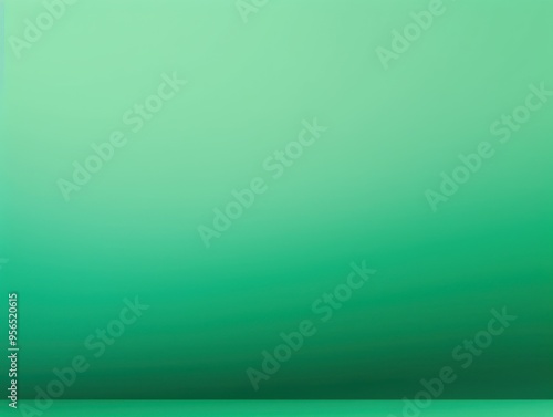 Green Gradient Background, simple form and blend of color spaces as contemporary background graphic backdrop blank empty with copy space for product 