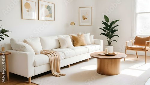 Photo interior modern design room 3d illustration