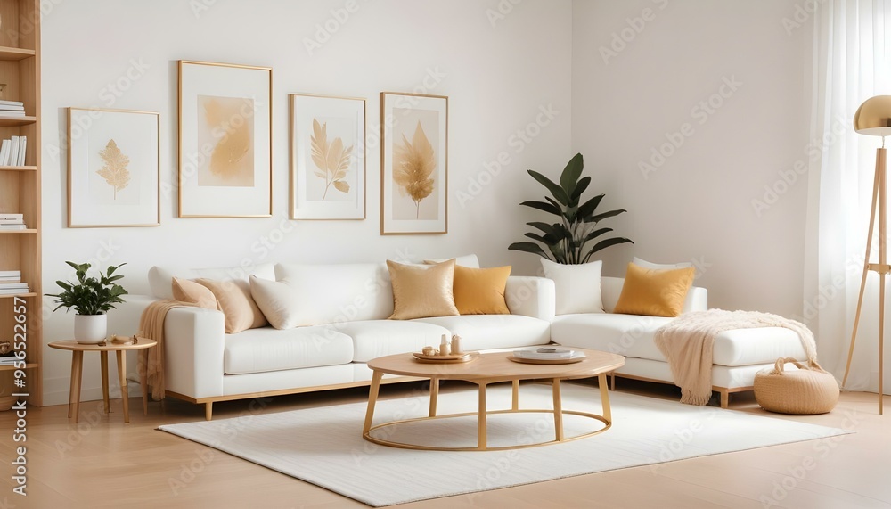 Photo interior modern design room 3d illustration Photo interior modern design room 3d illustration