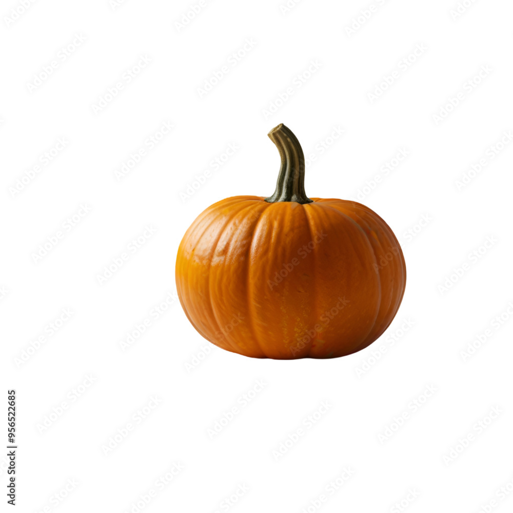 A pumpkin Isolated on a transparent background. Ai generative A pumpkin Isolated on a transparent background. Ai generative