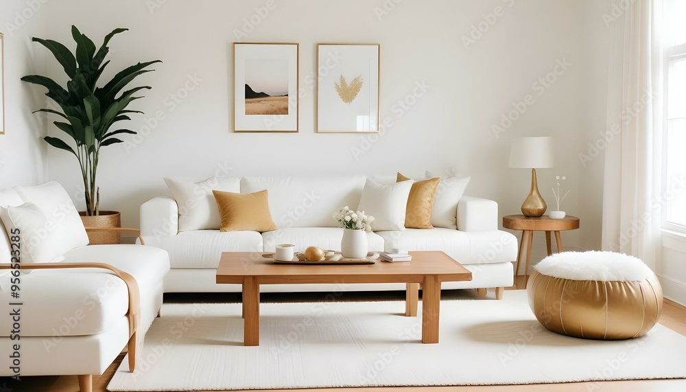 Photo interior modern design room 3d illustration Photo interior modern design room 3d illustration