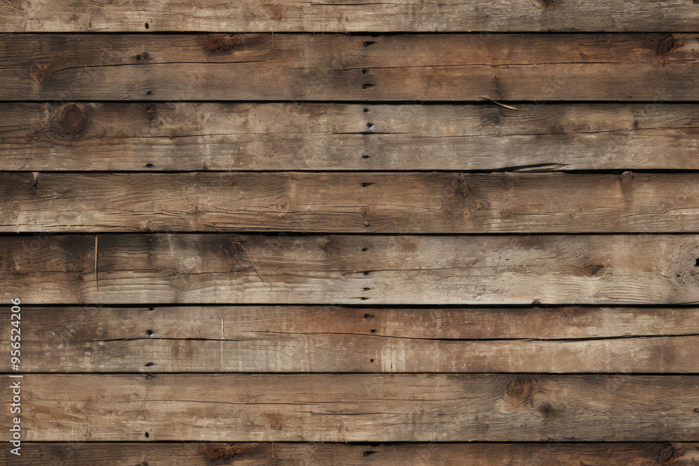 Fototapeta premium Processed collage of old retro wooden wall surface texture. Background for banner, backdrop