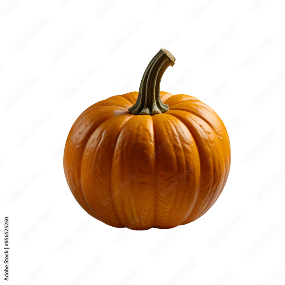 A pumpkin Isolated on a transparent background. Ai generative A pumpkin Isolated on a transparent background. Ai generative