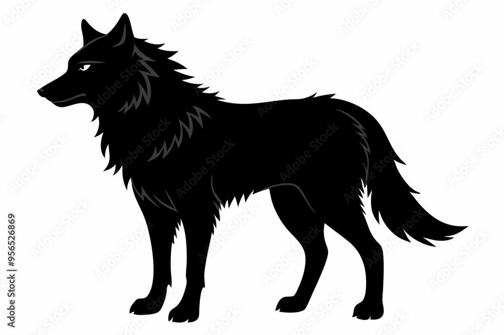 Wolf silhouette, Wolf icon, Wolf Svg, Wolf vector illustration
Wolf silhouette, Wolf icon, Wolf Svg, Wolf vector illustration