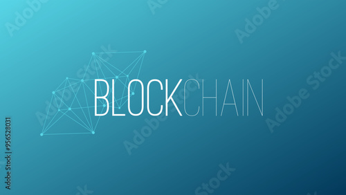Blockchain technology. Decentralization. Cryptocurrency. Vector illustration for decentralized finance, business, digital global trade, payment, worldwide, exchange. Triangle network pattern