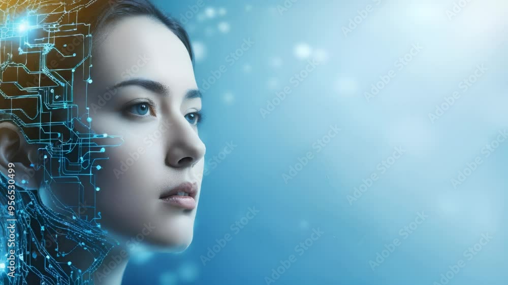 AI Technology and Future Conceptual Image AI Technology and Future Conceptual Image