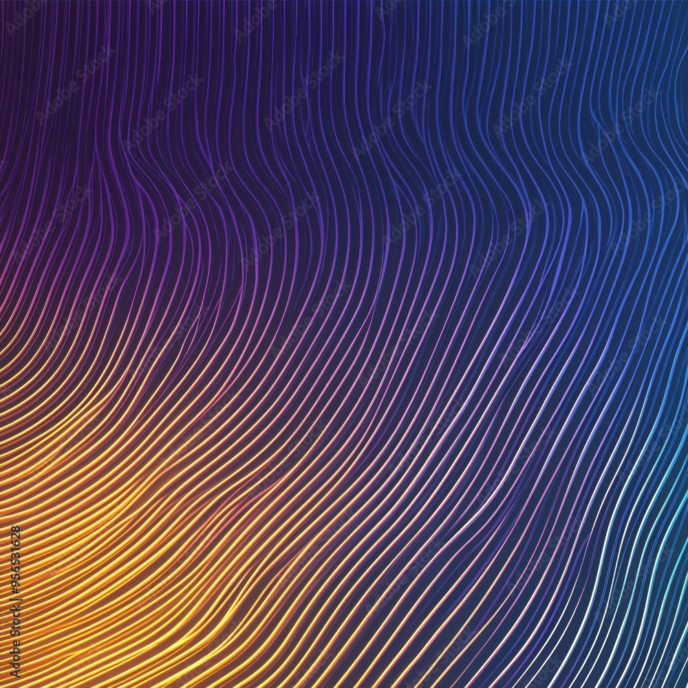 Serene Gradient Harmony - Abstract minimal design in vibrant yellow, purple, and blue with subtle noise effect creating a peaceful atmosphere. Serene Gradient Harmony - Abstract minimal design in vibrant yellow, purple, and blue with subtle noise effect creating a peaceful atmosphere.
